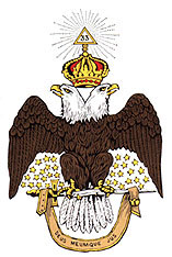 The symbol of the 33rd Degree of the Scottish Rite of Freemasonry.